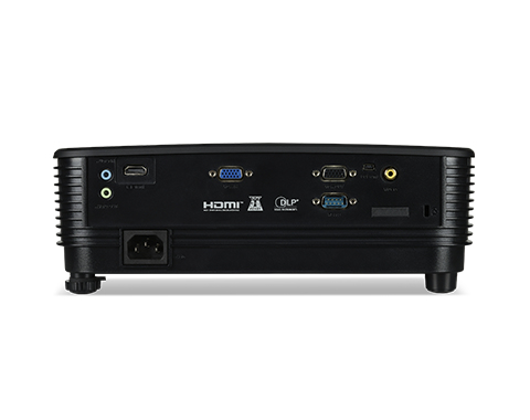Acer Essential X1123HP Proiettore a raggio standard 4000 ANSI lumen DLP SVGA 800x600 Compatibilit  3D Nero (Acer X1123HP - DLP projector - portable - 3D - 4000 lumens - SVGA 800 x 600 - 43)