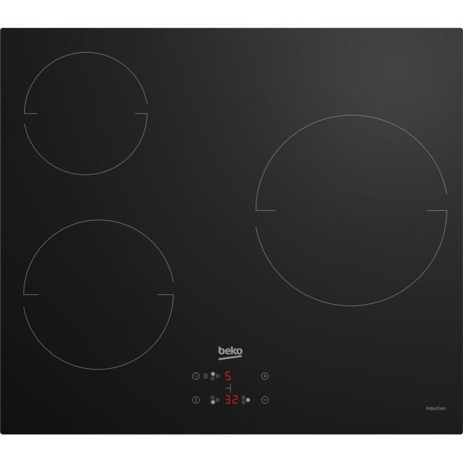 Plaque De Cuisson Vitrocéramique Beko HIC63400 – 3 Foyers 60 cm Commandes Sensitives - vue 4