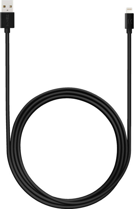 Cable Lightning de carga y sincronización Apple con certificación MFi (2M), negro azabache