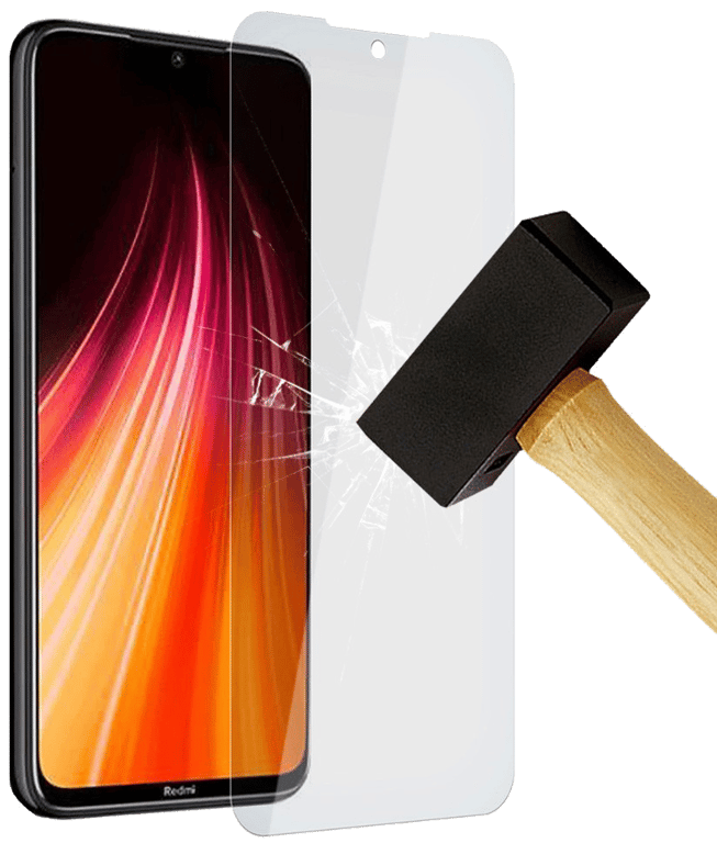 Film verre trempé compatible Xiaomi Redmi Note 8