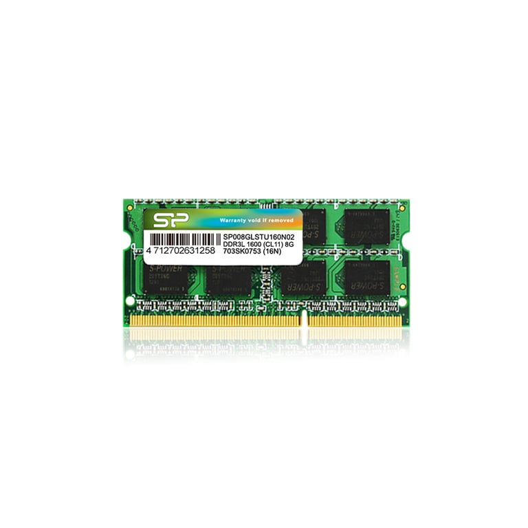 Silicon Power 8GB DDR3L SO DIMM module de mémoire 8 Go 1 x 8 Go 1600 MHz Neuf