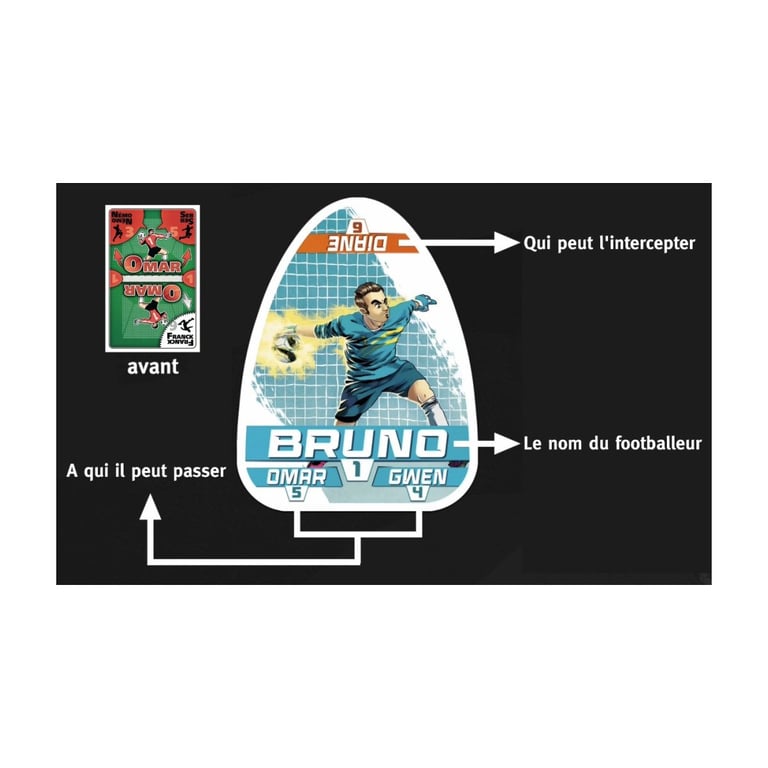 Jeu De Cartes Oya 4330089 – Crazy Kick Ambiance Football - vue 2