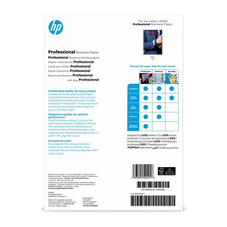 hp - hps supp media products (au   hp prof gls lj a4 200g 150sh fsc paper - Neuf