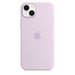 Coque en silicone avec MagSafe pour iPhone 14 Plus Lilas