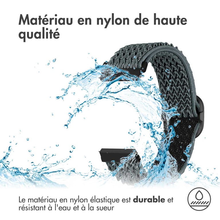 Bracelet 18mm Élastique en nylon - vue 3