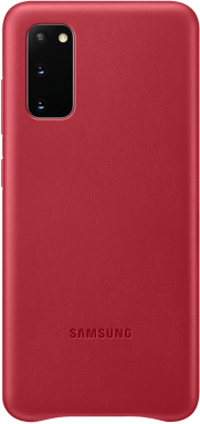 Coque pour Samsung Galaxy S20 Premium Cuir Bordeaux Samsung