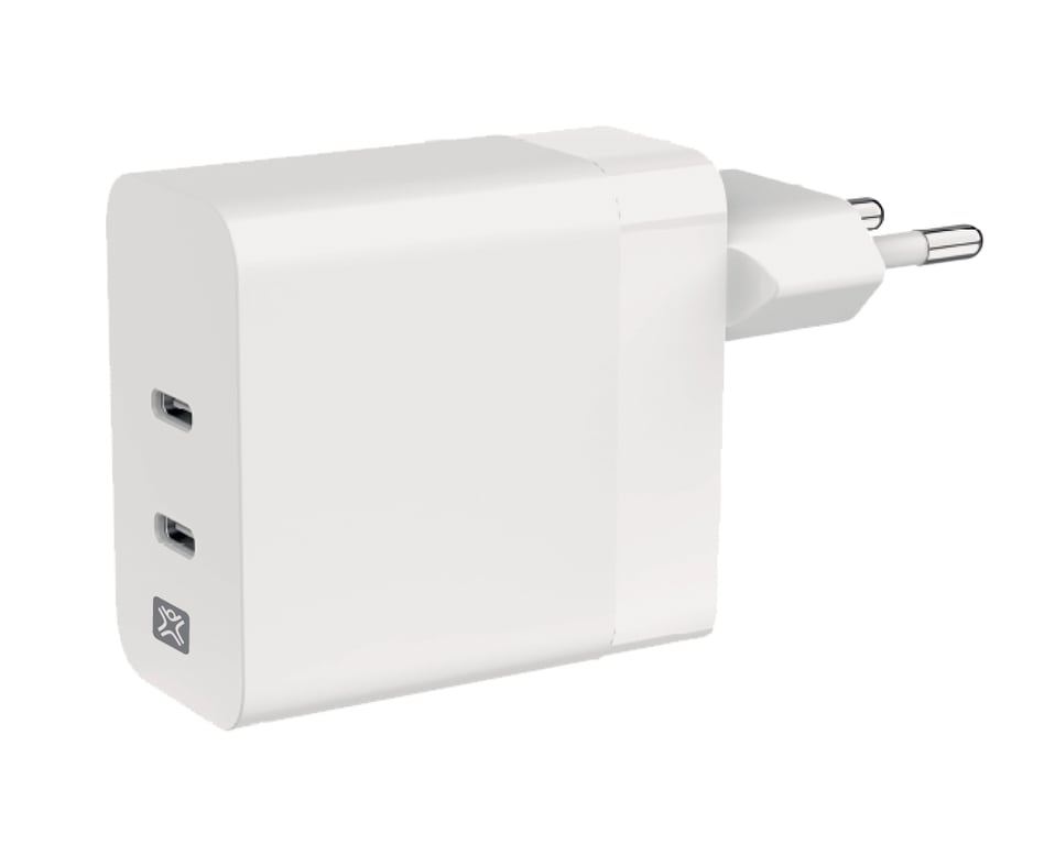 Eco Chargeur mural double USB-C Power Delivery 65W - XtremeMac