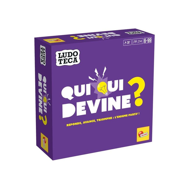Jeu De Devinettes Lisciani Giochi – Qui Qui Devine? 2 À 4 Joueurs Dès 6 Ans