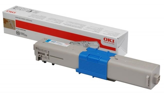 OKI C301/C321/MC332/MC342 Toner cyan - 44973535 - Neuf