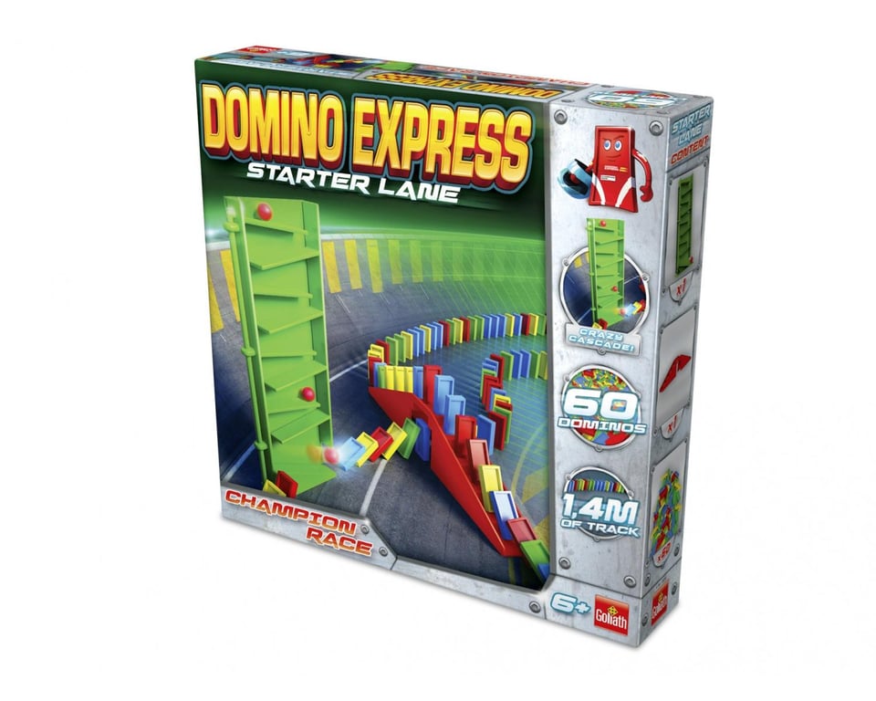 Domino GOLIATH Starter Lane 60 dominos Labyrinthe Vague - vue 1