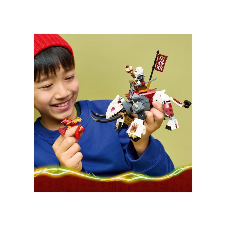 LEGO NINJAGO 71863 Zilvar et Grimtak Dragon Beast 232 pièces Gris - Neuf