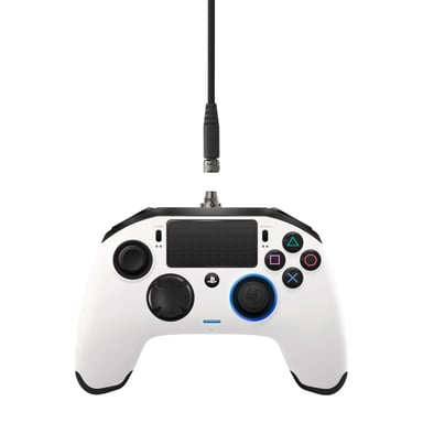 NACON PS4OFPADREVWHITE accessoire de jeux vidéo Noir USB 3.2 Gen 1 (3.1 Gen 1) Manette de jeu Analogique/Numérique PlayStation 4