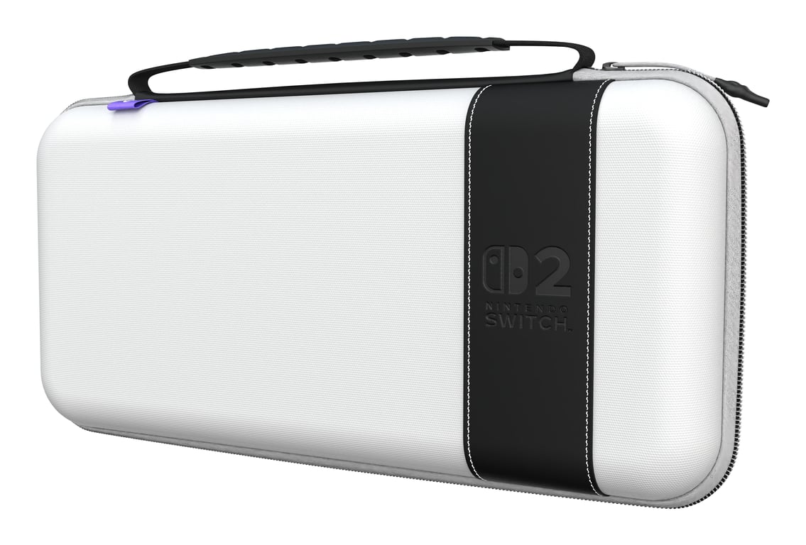 Turtle Beach PlayTrek Étui de voyage Stellar White sous licence officielle de Nintendo pour protéger votre Nintendo Switch 2 - Neuf