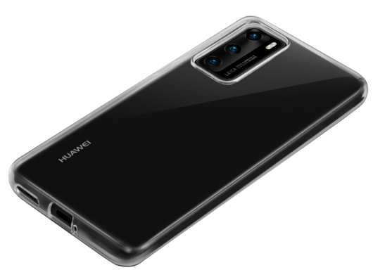Custodia sottile invisibile per Huawei P40 1,2 mm, trasparente