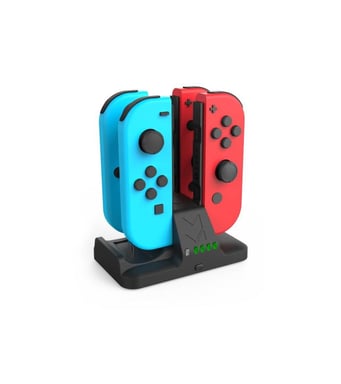 Subsonic - Cargador para 4 Joy-Cons y mando profesional de Nintendo Switch - Estación de carga USB