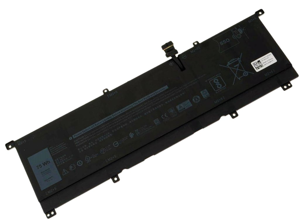 DLH Batterie Li ion 11.4V 6500mAh 74Wh 8N0T7 / 08N0T7 / TMFYT / 0TMFYT Neuf