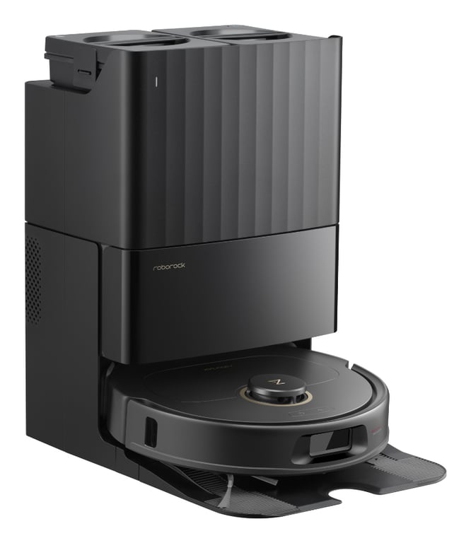 ROBOROCK QREVO 5AE Aspirateur Robot Laveur avec Station Puissance 12000 Pa Serpillières FlexiArm Double Anti emmêlement - vue 4