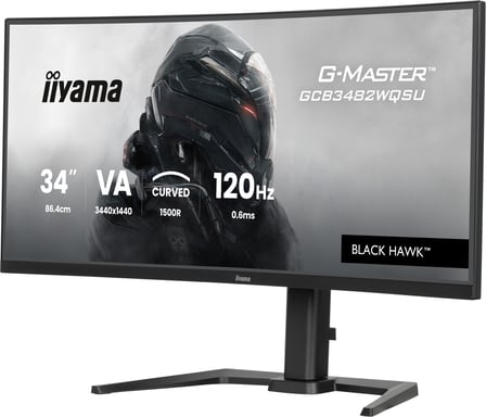 iiyama GCB3482WQSU-B1 écran plat de PC 86,4 cm (34'') 3440 x 1440 pixels UltraWide Quad HD LED Noir