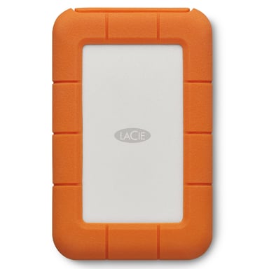 LaCie Rugged Secure disco duro externo 2 TB 2.5'' USB Tipo C 3.2 Gen 1 (3.1 Gen 1) Naranja, Blanco