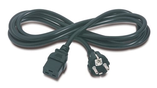 APC AP9875 cable de transmisión Negro 2,5 m C19 acoplador CEE7/7
