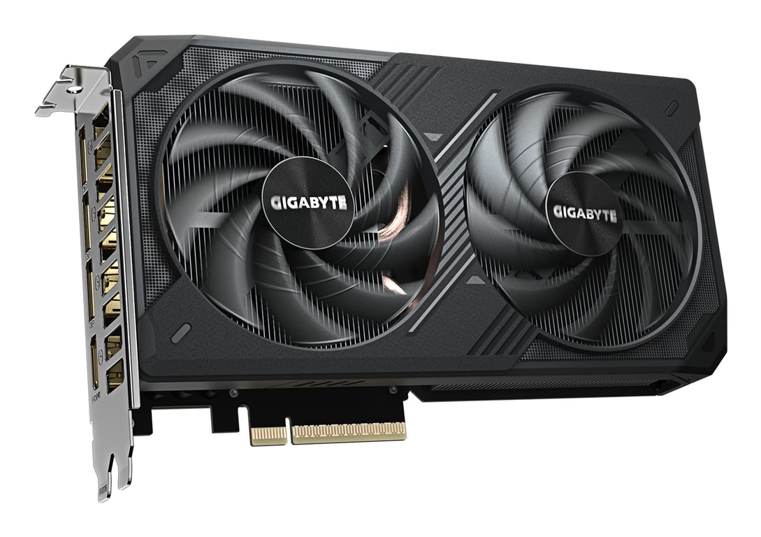 GIGABYTE GeForce RTX 5060 Ti WINDFORCE 16G Carte Graphique – GDDR7 128 bits PCI E 5.0 2572 MHz Fréquence du processeur 3 x DisplayPort 1 x HDMI GV N506TWF2 16GD Neuf - vue 3