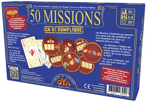 Jeu d'ambiance Oya 50 Missions Ça se complique - vue 5