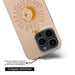 Custodia In Pelle Metallica Per IPhone 11 - Cover Serie CODE Con Disco Scintillante - Colore Zaffiro