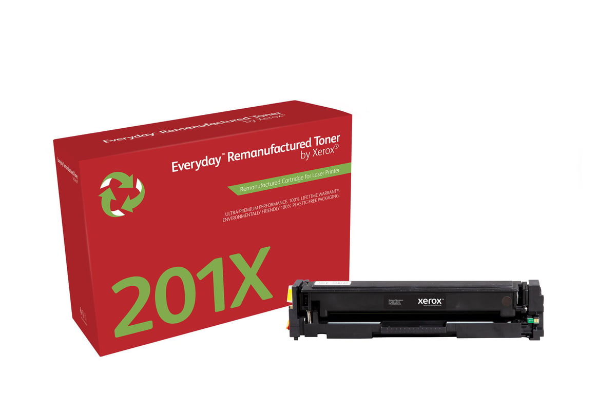 Everyday Toner rigenerato  di Xerox Nero compatibile con HP 201X CF400X High capacity (HIGH BLACK TONER HP 201X - OEM CF400X M252 M274 M277) - Neuf