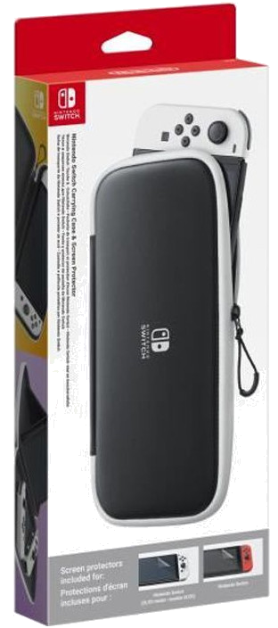Pochette de transport et protection d'écran Nintendo SwitchTM (modele OLED)