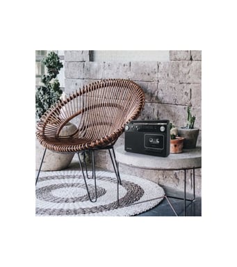 MUSE M-152 RC Radio Analógica - Cassette - Negro