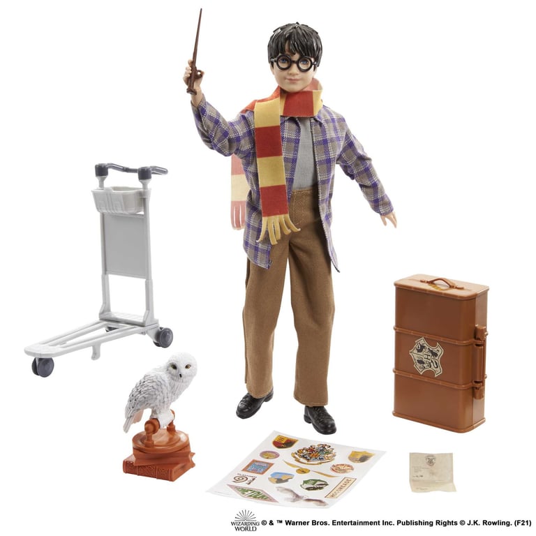 Playset Poupée Harry Potter Mattel GXW31 – Quai 9 3/4, Poupée Harry, Accessoires - vue 4