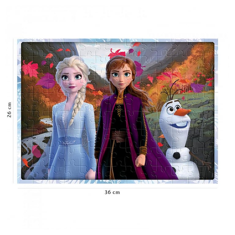 Puzzle 100 pièces Disney La Reine des Neiges 2 - Un Voyage Magique - Neuf