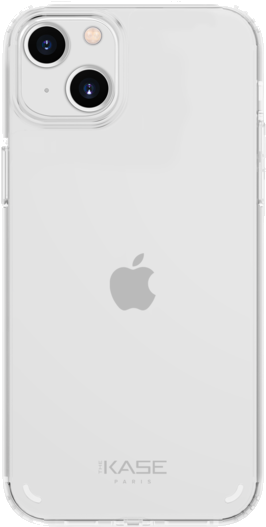 Coque antibactérienne antichoc hybride invisible pour Apple iPhone 13 mini, Transparente