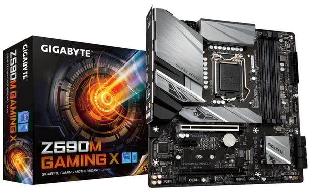 GIGABYTE Z590M GAMING X carte mère Intel Z590 LGA 1200 (Socket H5) micro ATX