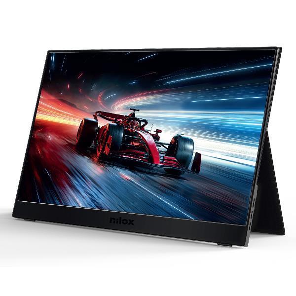 Écran PC Nilox NXMP17FHD1441 17 3 Full HD 144Hz IPS Portable USB C HDMI - vue 2
