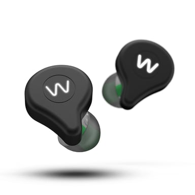 WAVELL TWO Auriculares inalámbricos para llamadas/música USB Tipo-A Bluetooth Negro