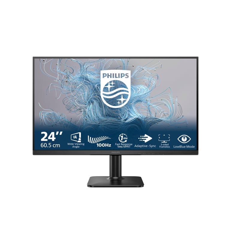Philips 24E2N1100LB Moniteur Full HD 24 Pouces synchronisation d'image adaptative 1920x1080 100 Hz 1x D Sub 1x HDMI 1.4