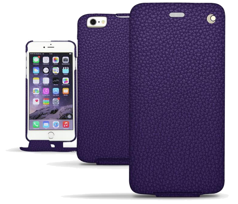 Housse cuir Apple iPhone 6 - Rabat vertical - Cobalt ( Pantone 141B4D ) - NOREVE