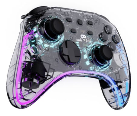 Freaks and Geeks 299296 accessoire de jeux vidéo Transparent Bluetooth Manette de jeu Nintendo Switch