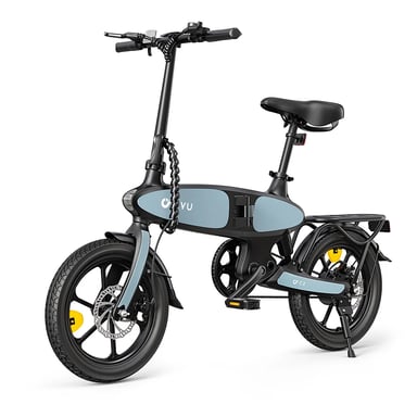 Bicicletta Elettrica C2 | Motore 250W | Batteria 48V 7.5Ah | Pnei da 16 PolliciT | Velocità Massima 25 km/h | Autonomia 40 km | Nero