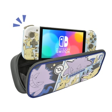 Hori Cargo Pouch Compact (Pikachu, Gengar y Mimikyu) Estuche Nintendo Multicolor