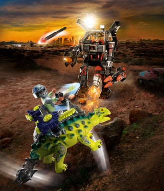 Playmobil Saichania y Robot soldado