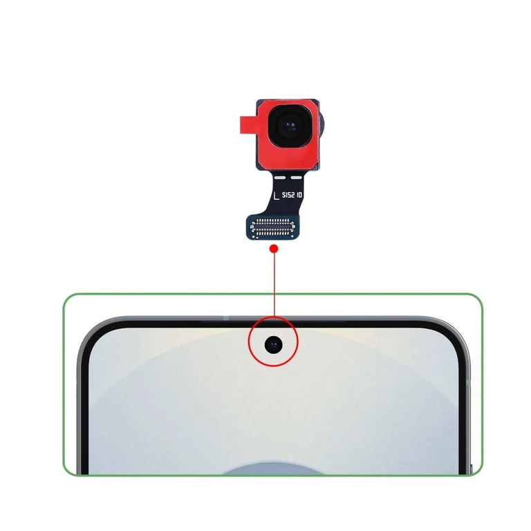 Samsung Caméra Avant pour Samsung Galaxy S25 Plus Capteur Selfie 12MP Original - vue 3