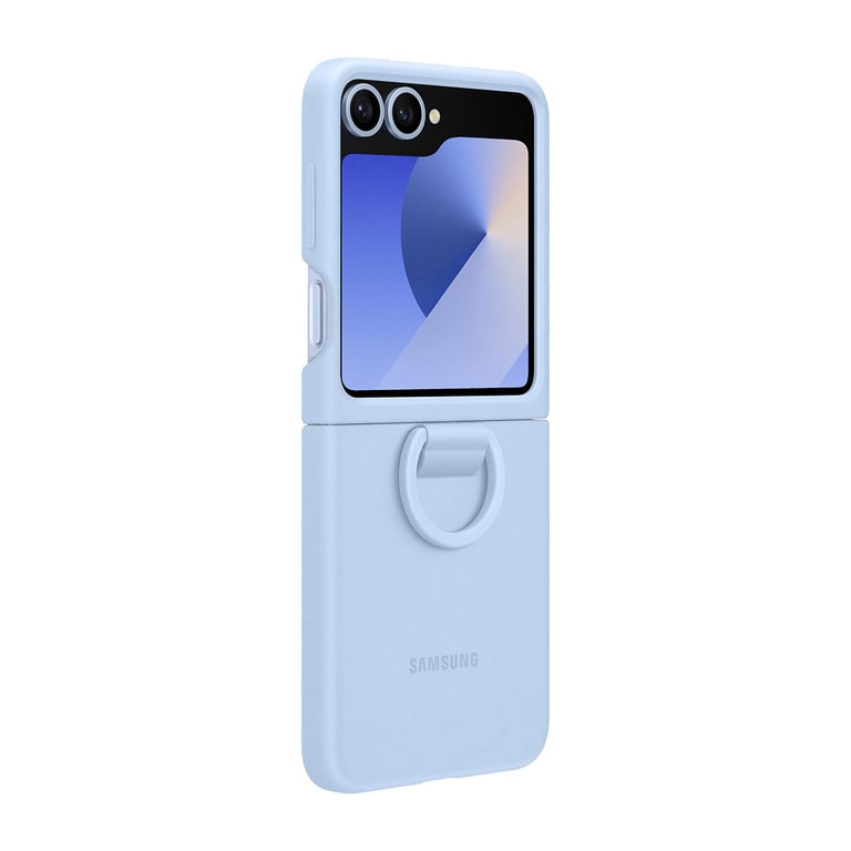 Coque Z Flip6 silicone avec anneau - vue 10