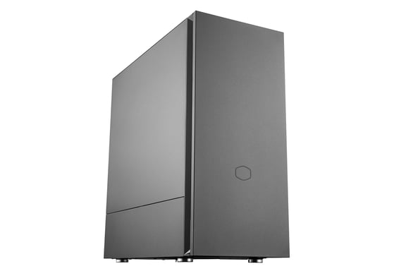 Caja Cooler Master ATX Silencio S600 - Mid Tower - BLACK Gamer - Plástico Acero Vidrio MCS-S600-KN5N-S00