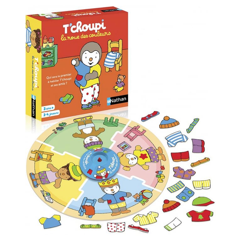 La roue des couleurs T'choupi Dujardin Nathan - vue 4