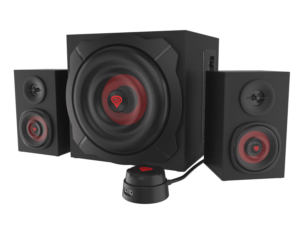 Enceintes GENESIS Helium 610BT – 2.1 Canaux, 60W, Bluetooth