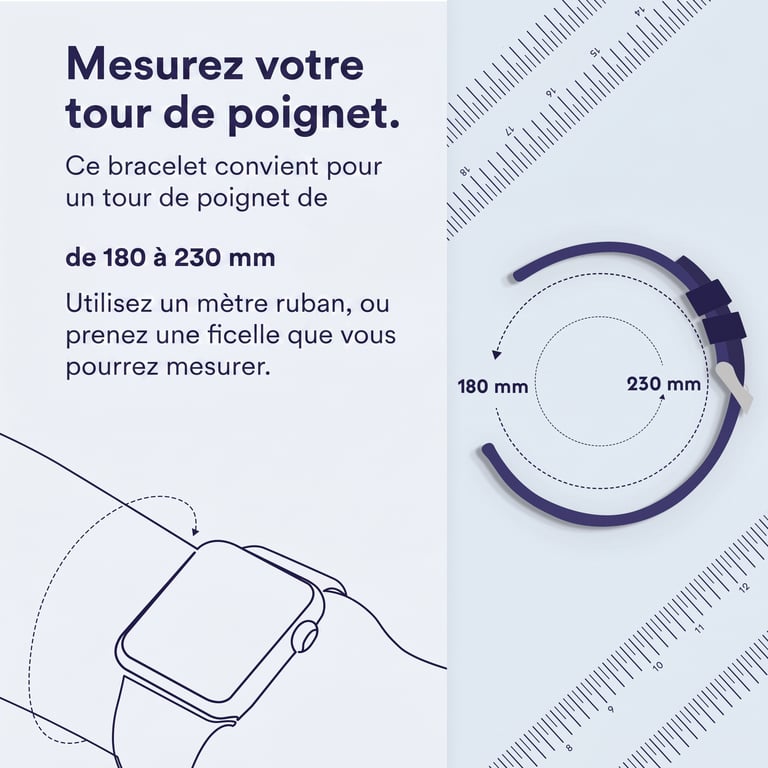 Bracelet Fitbit Versa 2 / Versa Lite Taille L en silicone - vue 3