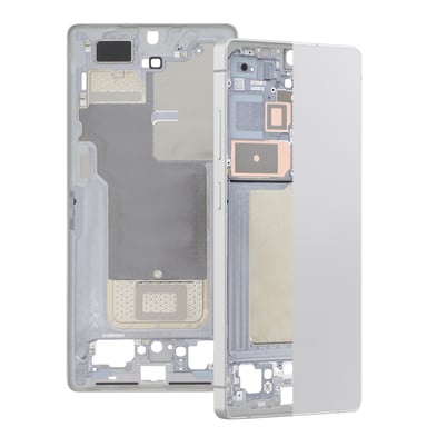 Samsung Chasis central de repuesto original para Galaxy S25 Ultra Plateado