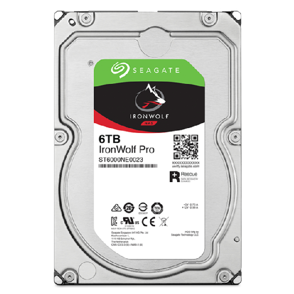 Seagate IronWolf Pro ST6000NT001 disque dur 6 To 7200 tr/min 256 Mo 3.5  - Neuf